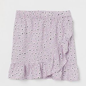 H&M Lilac Floral Skirt